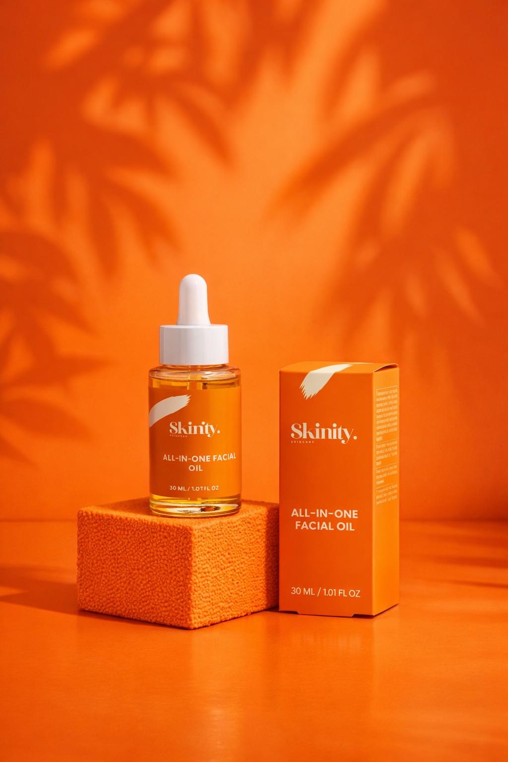 Skinity all-in-one facial oil image highlighting moisturizer effectiveness for skin barrier repair in relation to Why Your Moisturizer Isn't Working The Truth About Skin Barrier Repair.