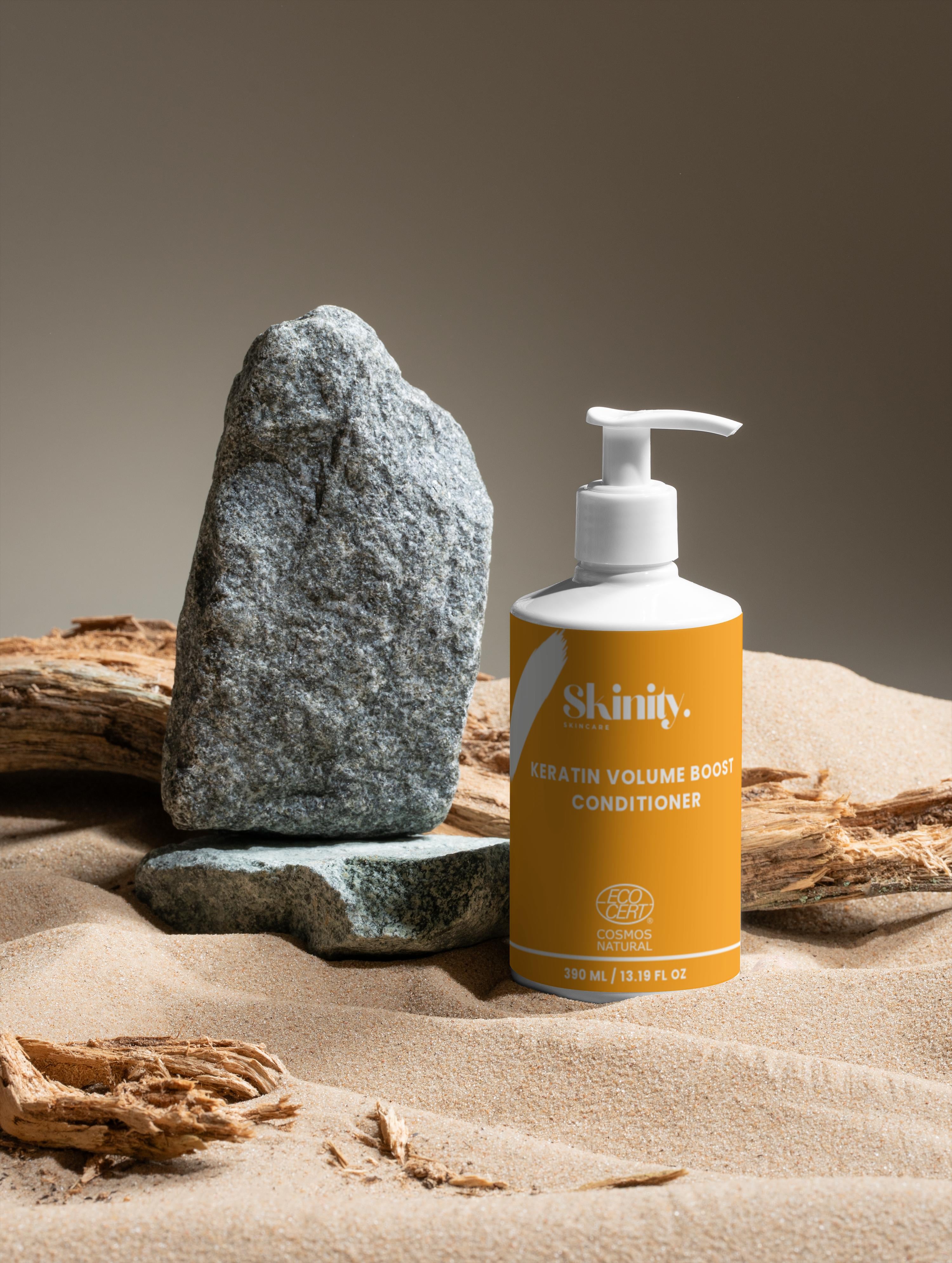 Après-shampooing Volume Kératine Bio pour des Cheveux Plus Épais