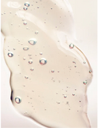 Double Hydration Boost Gel + HA featuring a translucent gel with bubbles for deep hydration and moisture-locking benefits.