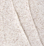 Le Célaire Deep Cleanse Scalp Scrub creamy white texture swatch with fine crushed sour cherry shell particles
